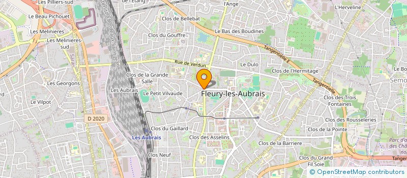 localisation de l'entreprise URSULA SARL à FLEURY-LES-AUBRAIS