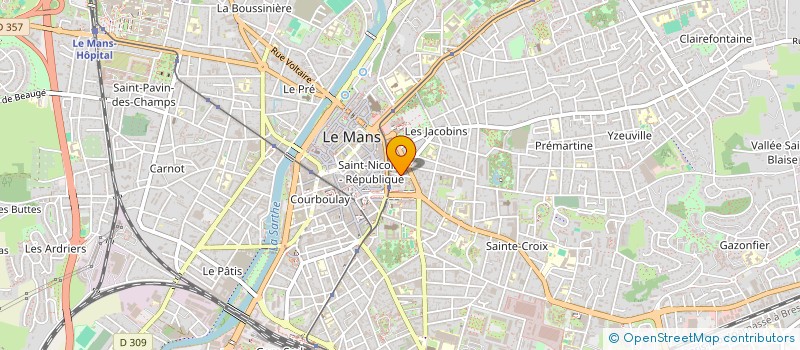 localisation de l'entreprise URSULINE  LE MANS