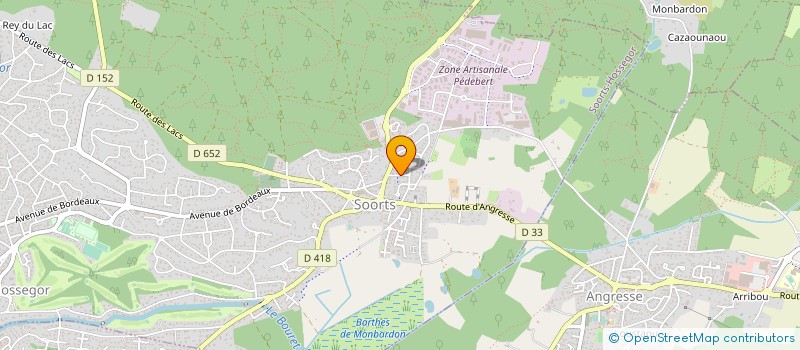 localisation de l'entreprise URSUS à CAPBRETON