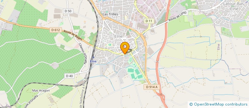 localisation de l'entreprise URSUS  ELNE