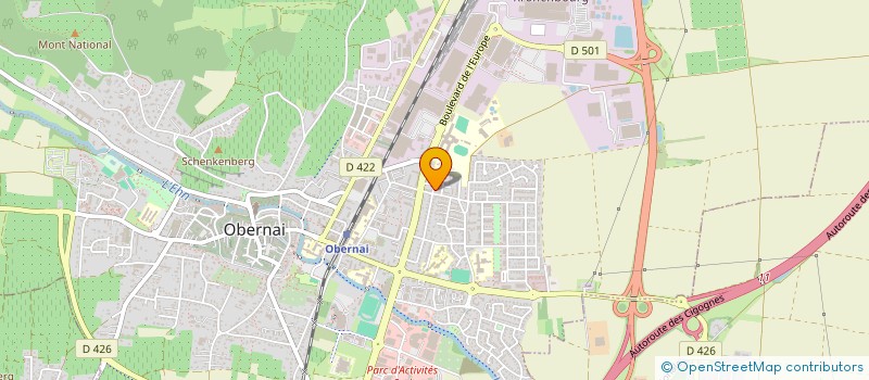 localisation de l'entreprise URTEKIN  OBERNAI