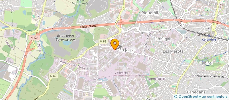 localisation de l'entreprise URTEL ASSISTANCE  COLOMIERS