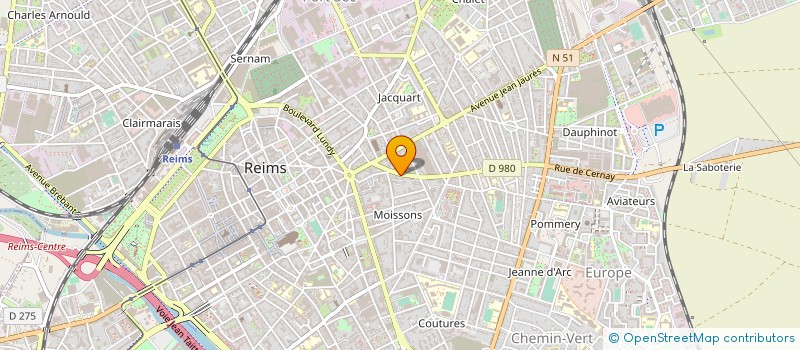 localisation de l'entreprise URTELLIO SPECTACLES ORGANISATION  REIMS