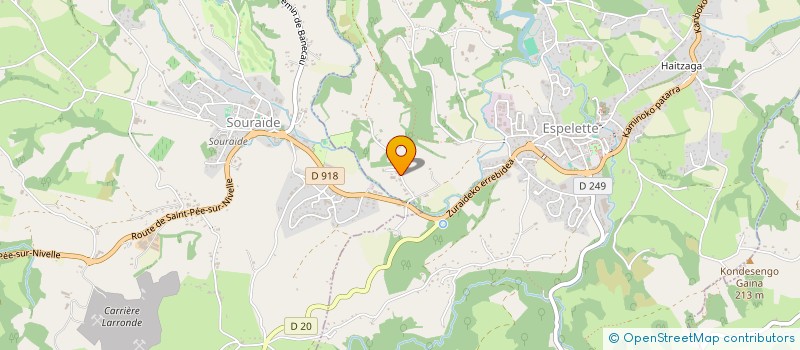 localisation de l'entreprise URTXINTXAK  ESPELETTE