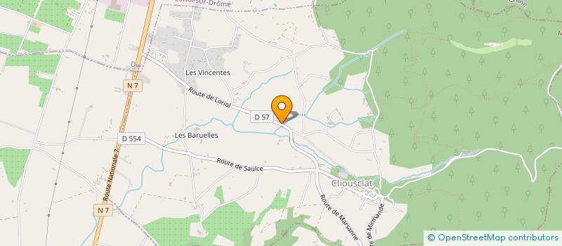 localisation de l'entreprise URUBU  CLIOUSCLAT