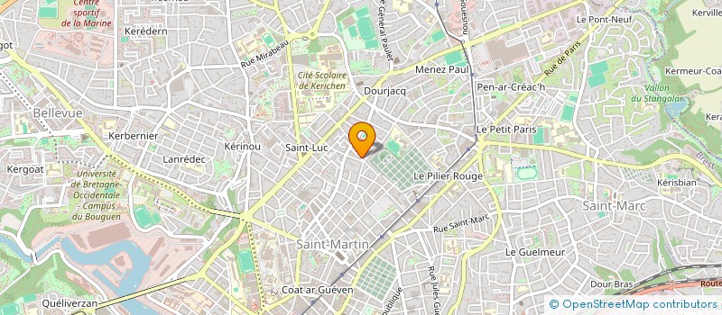 localisation de l'entreprise URUN à BREST