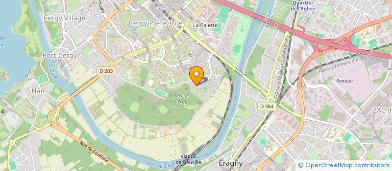 localisation de l'entreprise URUS  CERGY