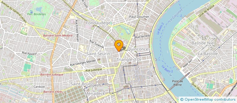 localisation de l'entreprise URVAL  BORDEAUX