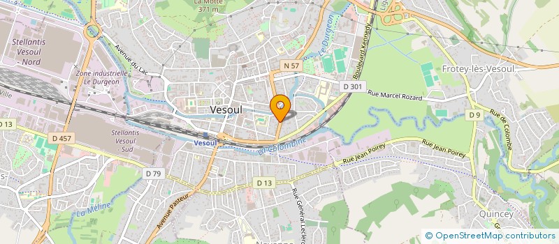 localisation de l'entreprise URVEXIS IMMO  VESOUL