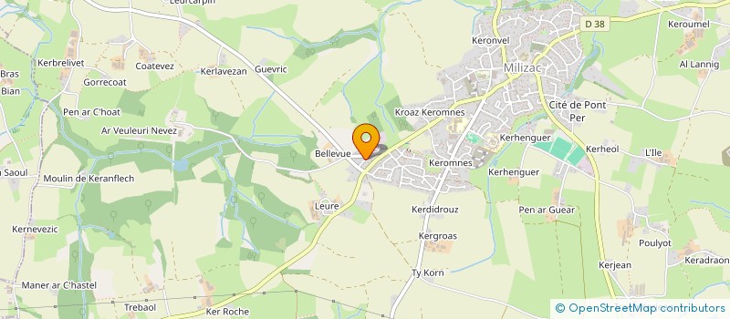 localisation de l'entreprise URVOIS FAMILY  MILIZAC-GUIPRONVEL