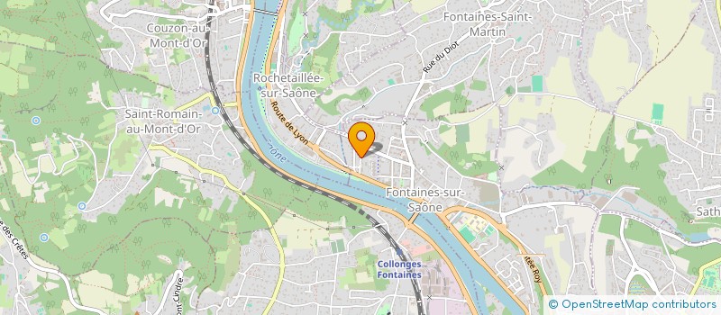 localisation de l'entreprise URY CONSULTING  FONTAINES SUR SAONE
