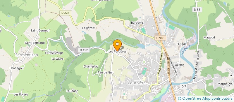 localisation de l'entreprise US à COURPIERE