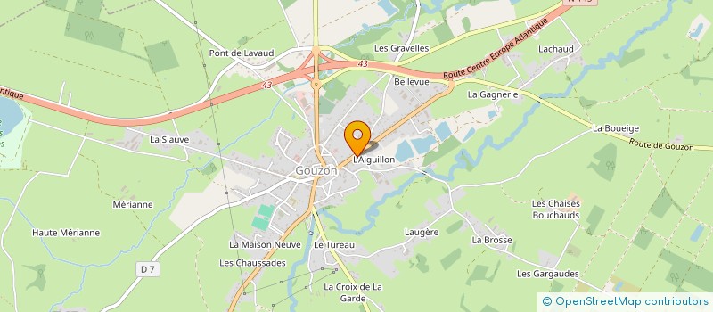 localisation de l'entreprise US BLASTER FRANCE à GOUZON