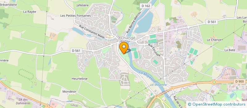 localisation de l'entreprise US CHANGE EVEIL ET SPORT  CHANGE