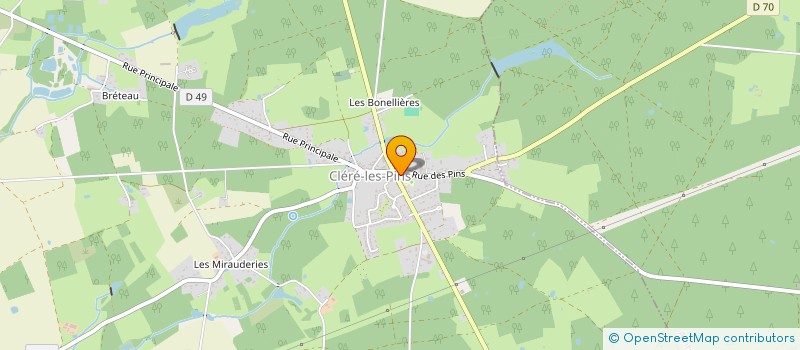 localisation de l'entreprise US CLERE  CLERE-LES-PINS