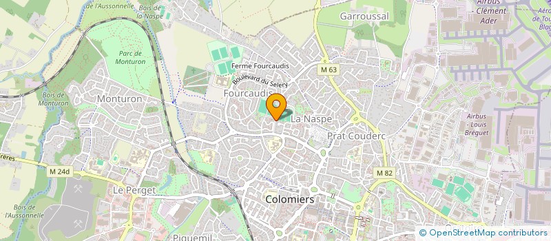 localisation de l'entreprise US COLOMIERS RUGBY à COLOMIERS