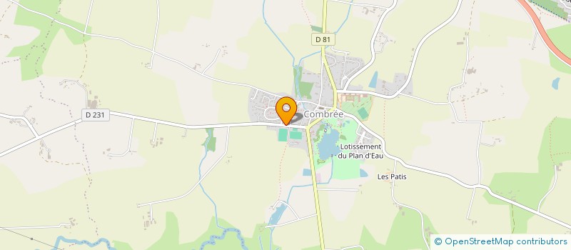 localisation de l'entreprise US COMBREE BEL AIR NOYANT à OMBREE D'ANJOU