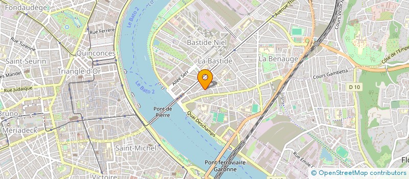 localisation de l'entreprise US CONSTRUCTION  BORDEAUX