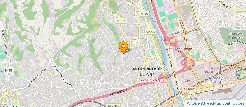 localisation de l'entreprise US DRAP FOOTBALL à SAINT-LAURENT-DU-VAR
