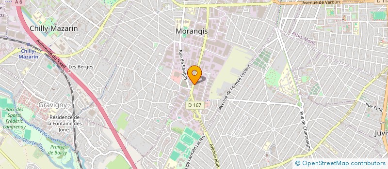 localisation de l'entreprise US ENTREPRISES à MORANGIS