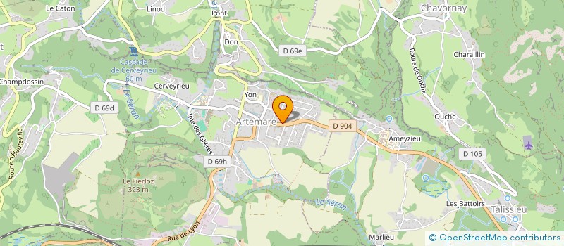 localisation de l'entreprise US FOOTBALL ARTEMARRE  ARTEMARE