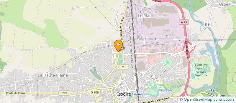 localisation de l'entreprise US ISSOIRE BADMINTON à ISSOIRE