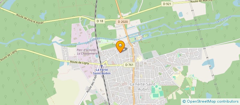 localisation de l'entreprise US LA FERTE HANDBALL à LA FERTE-SAINT-AUBIN
