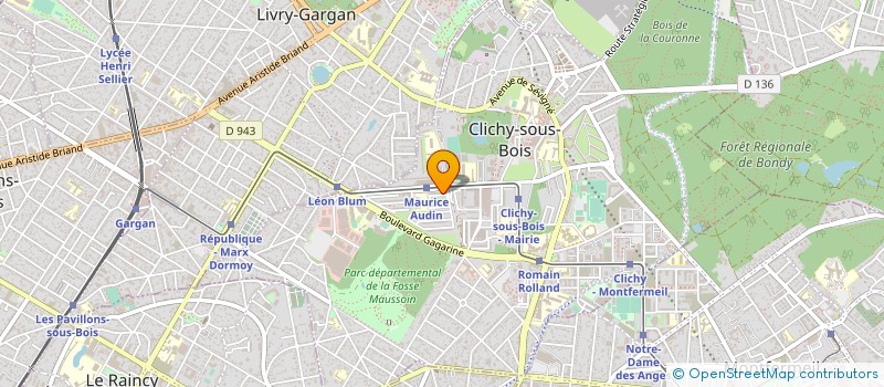 localisation de l'entreprise US METAL à CLICHY-SOUS-BOIS