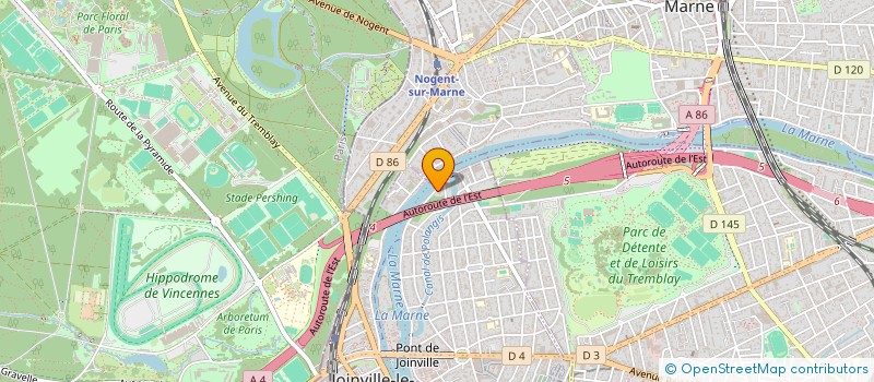 localisation de l'entreprise US METRO AVIRON  JOINVILLE-LE-PONT