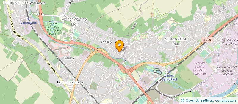 localisation de l'entreprise US & MIH  MONCHY-SAINT-ELOI