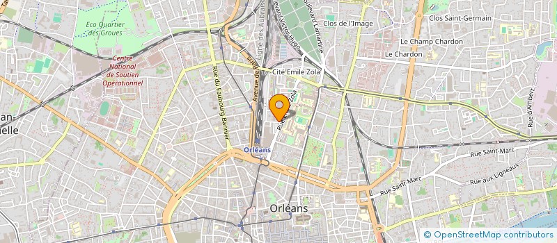 localisation de l'entreprise US ORLEANAISE PREPA OLYMPIQUE CHEMINOTS à ORLEANS