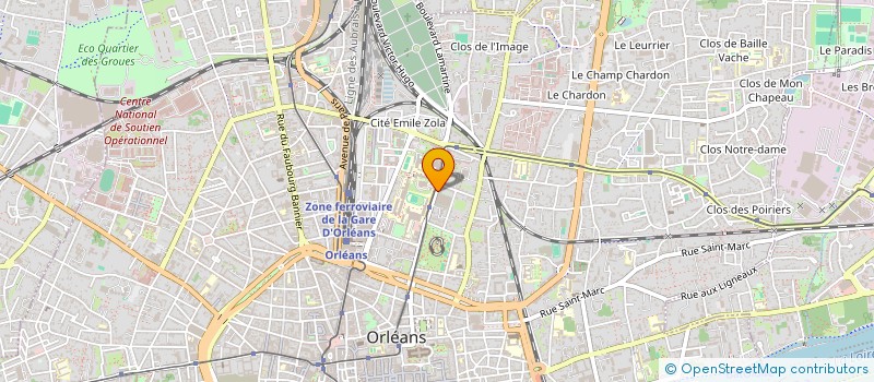 localisation de l'entreprise US ORLEANS TENNIS DE TABLE à ORLEANS