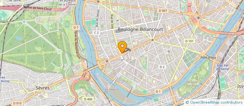 localisation de l'entreprise US PROMOTIONS à BOULOGNE-BILLANCOURT