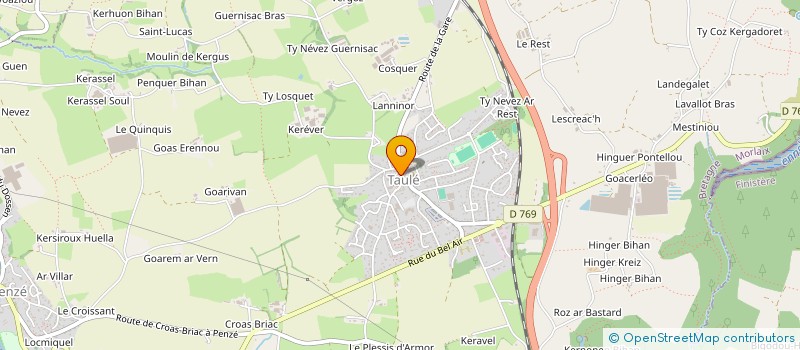 localisation de l'entreprise US TAULE FOOTBALL  TAULE