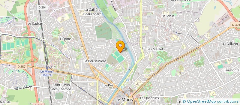 localisation de l'entreprise USA AVIRON à LE MANS
