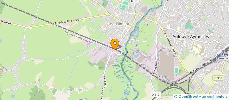 localisation de l'entreprise USA ESAM AVESNOIS  BERLAIMONT