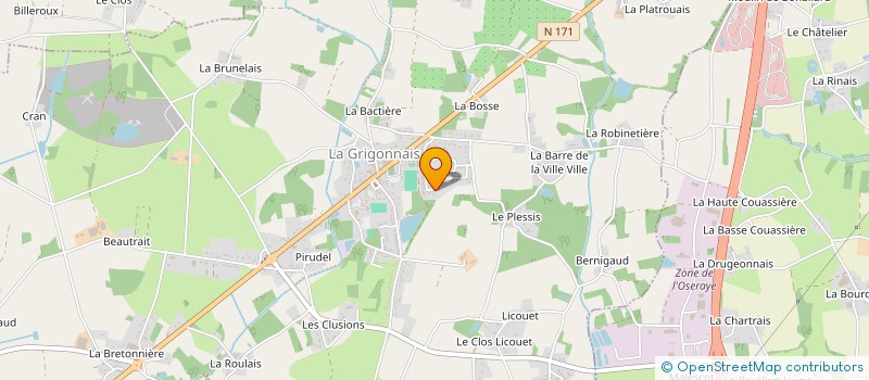 localisation de l'entreprise USA (UNION POUR LA SOLIDARITE ACTIVE) à LA GRIGONNAIS