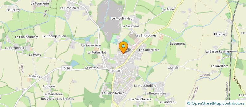 localisation de l'entreprise USAC  CASSON