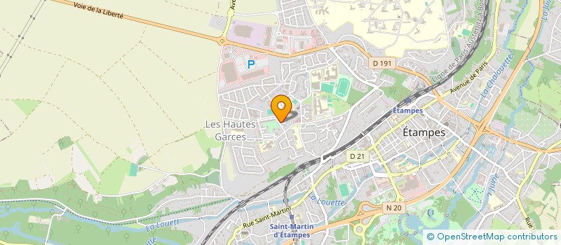 localisation de l'entreprise USAG MAISO QUARTI GUINETTE à ETAMPES