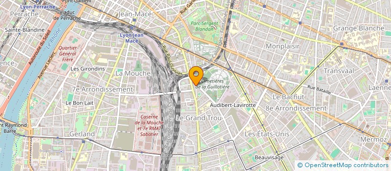 localisation de l'entreprise USAGE  LYON