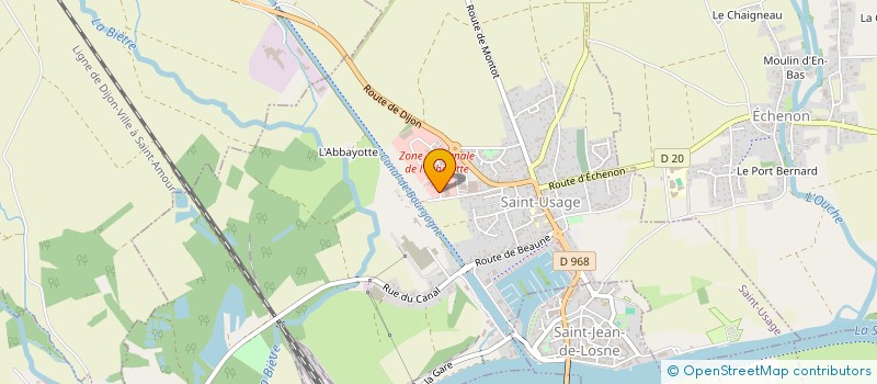 localisation de l'entreprise USAGE IMMO  SAINT-USAGE