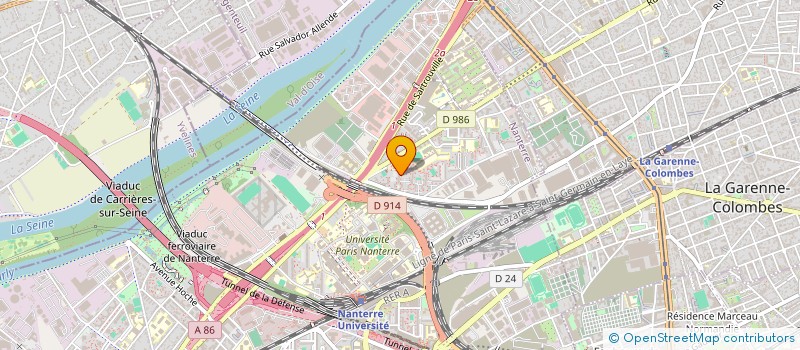 localisation de l'entreprise USAGE URBAIN  NANTERRE