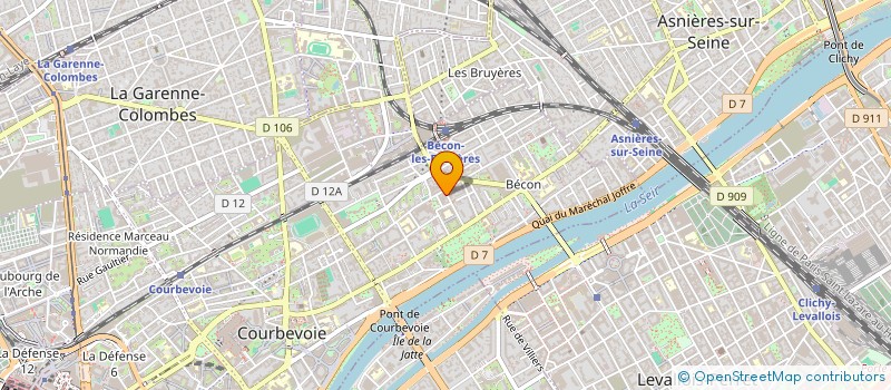 localisation de l'entreprise USAM-BE à COURBEVOIE