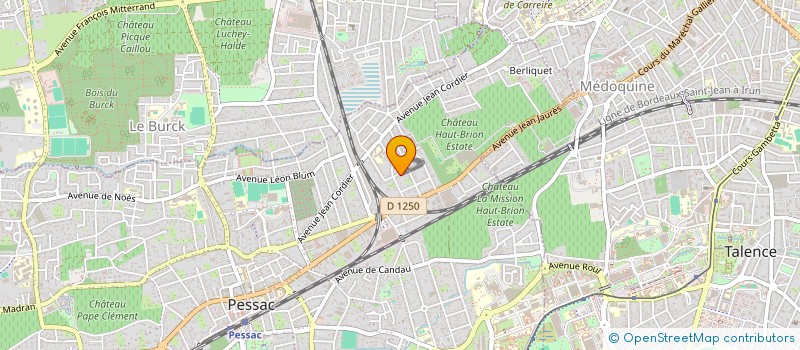 localisation de l'entreprise USANOVE  PESSAC