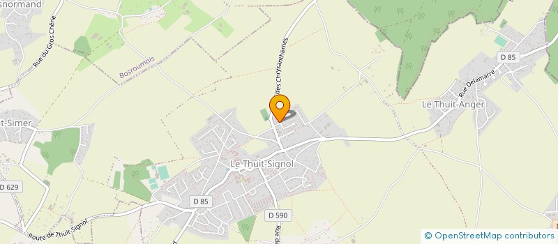 localisation de l'entreprise USAT  LE THUIT DE L'OISON