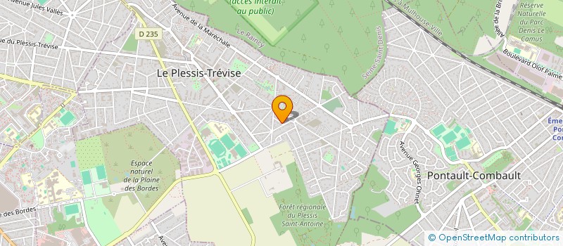 localisation de l'entreprise USB UNION SERVICES BATIMENT à PLESSIS TREVISE