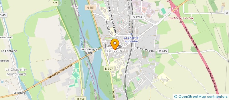 localisation de l'entreprise USC FOOTBALL à LA CHARITE-SUR-LOIRE