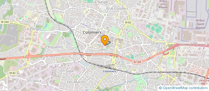 localisation de l'entreprise USC NATATION SYNCHRONISEE à COLOMIERS