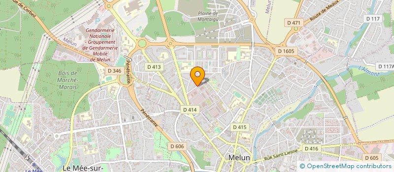 localisation de l'entreprise USC UNION SYNDICAT CONSTRUCT à MELUN