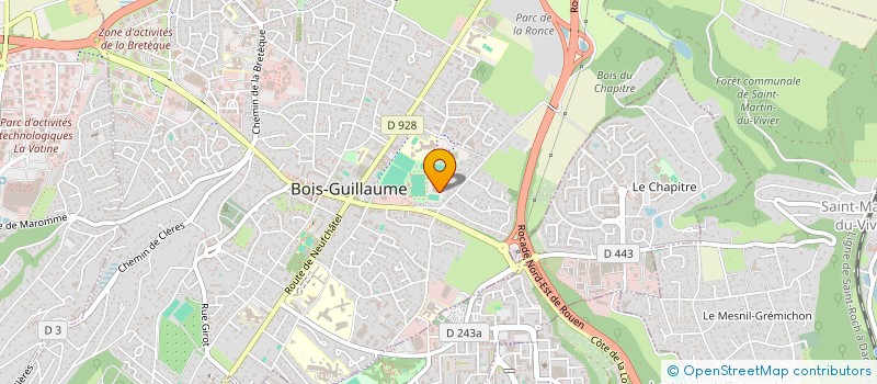 localisation de l'entreprise USCB EQUITATION à BOIS-GUILLAUME